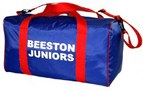 Customised Sports Bag in Blue and Red